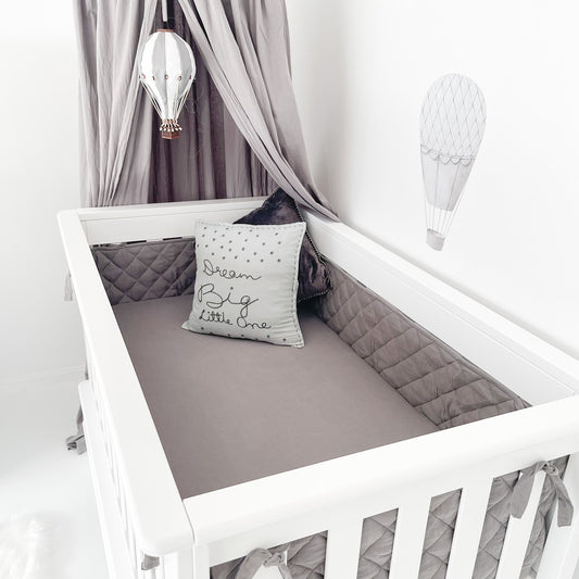 Cloud 9 Contemporary Cot, Mattress & 4 Drawer Nursery Bundle - view 1