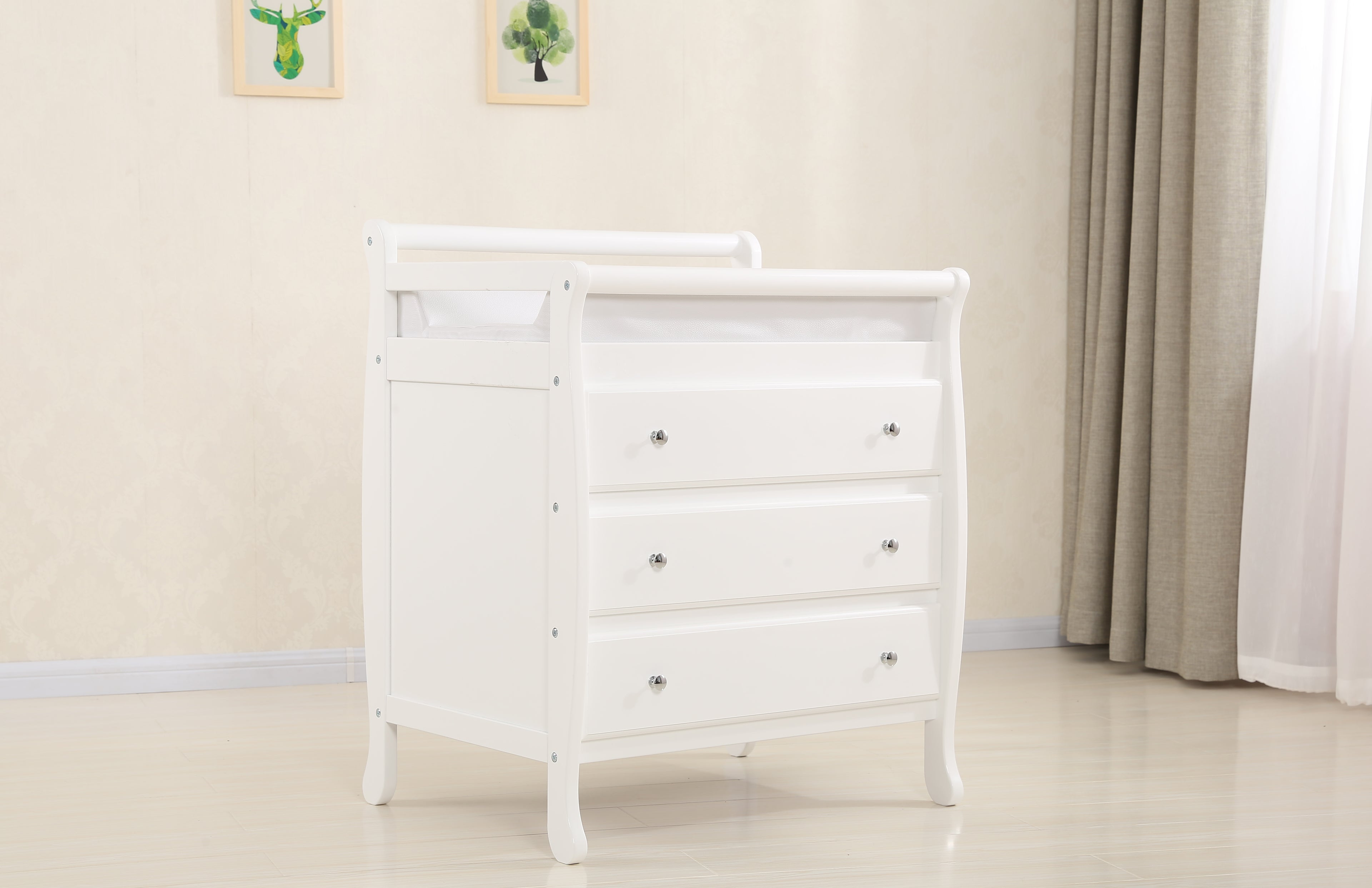 3 Drawer Change Table with Mattress