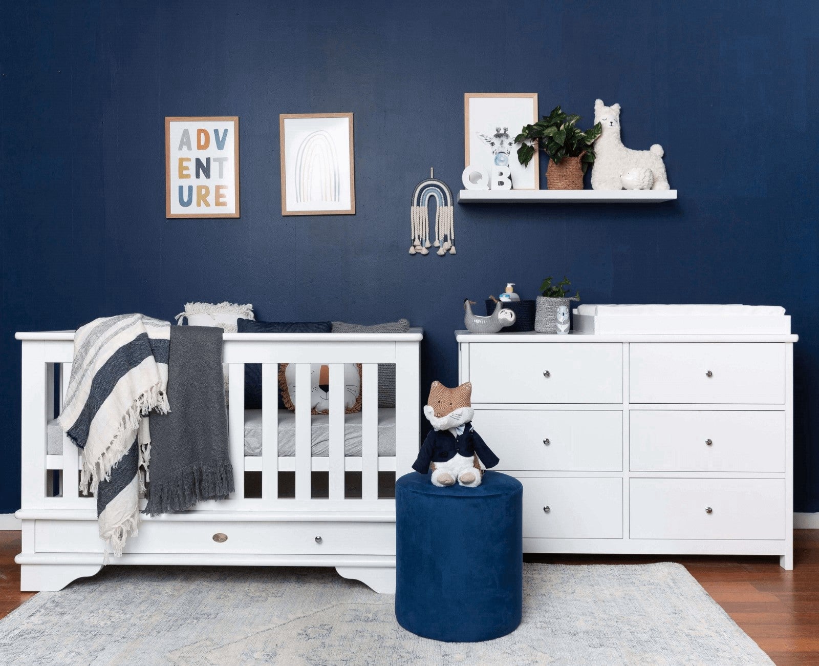 Contemporary Cot White