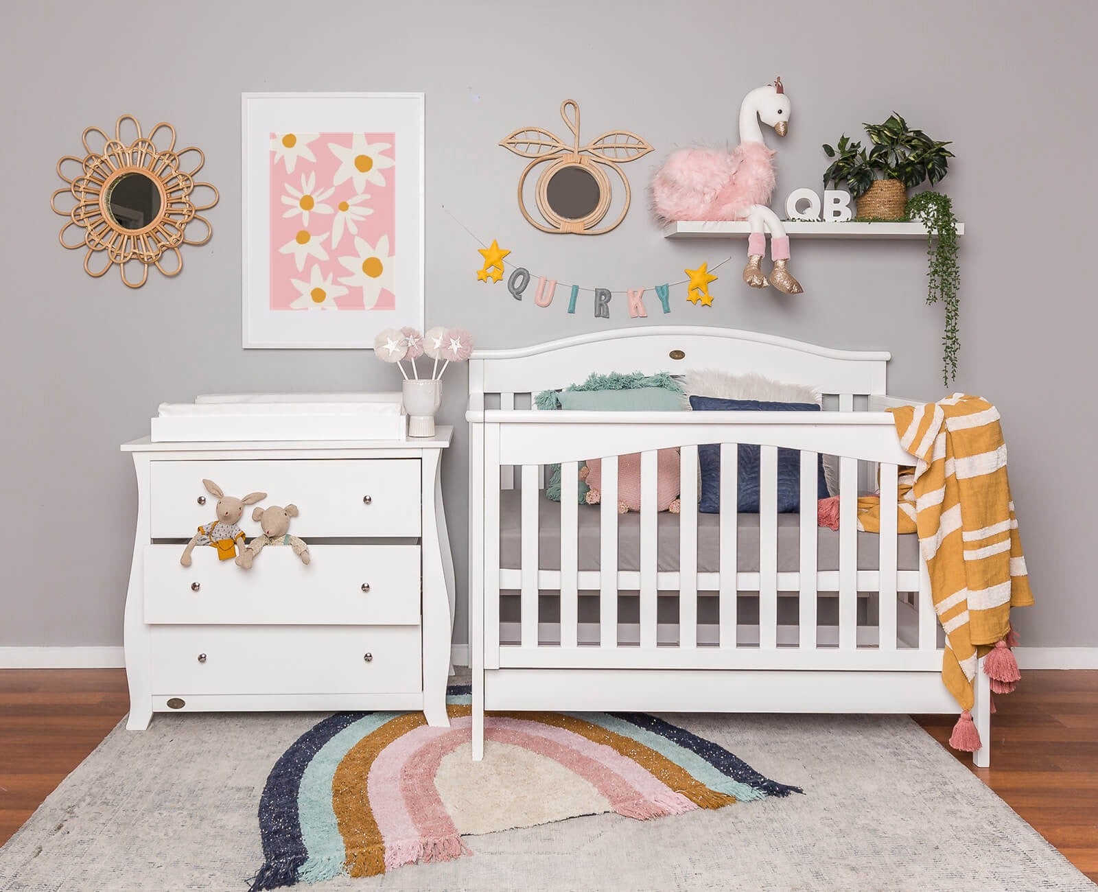 Heritage Cot White
