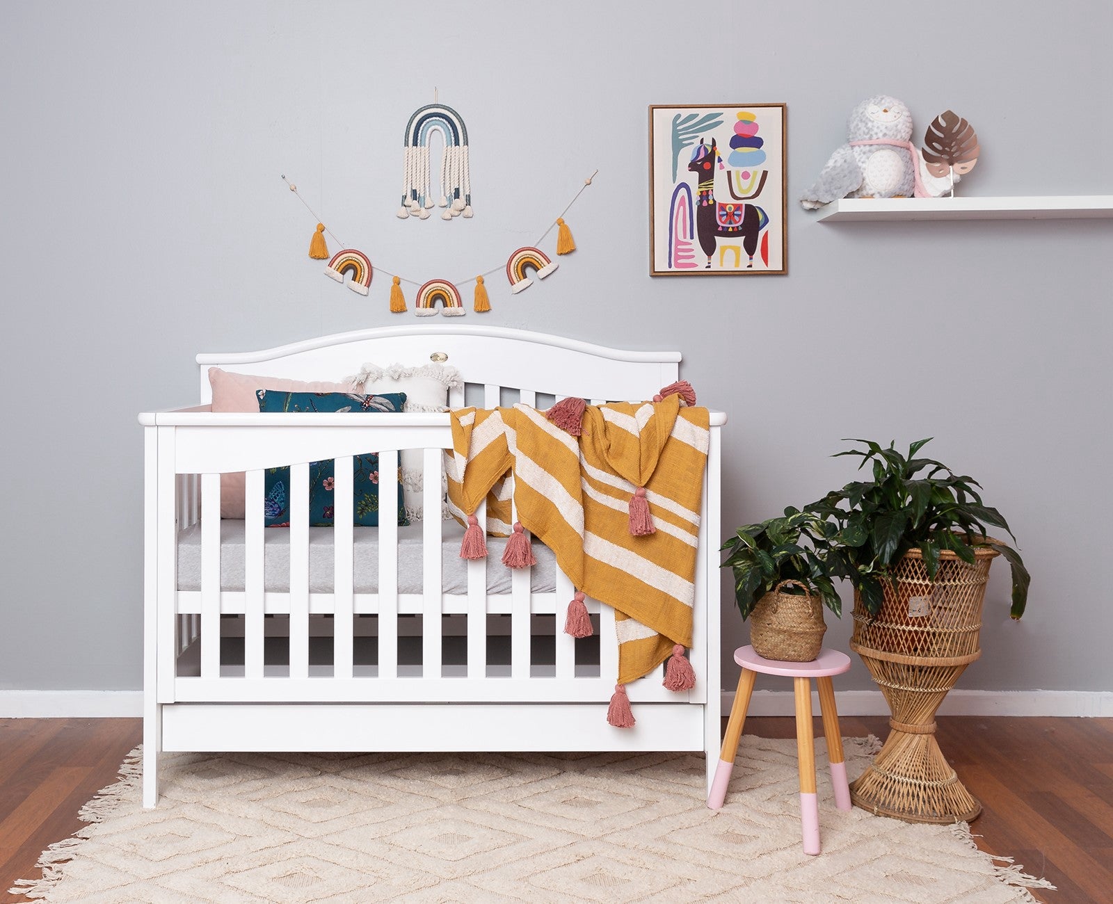 Heritage Cot White