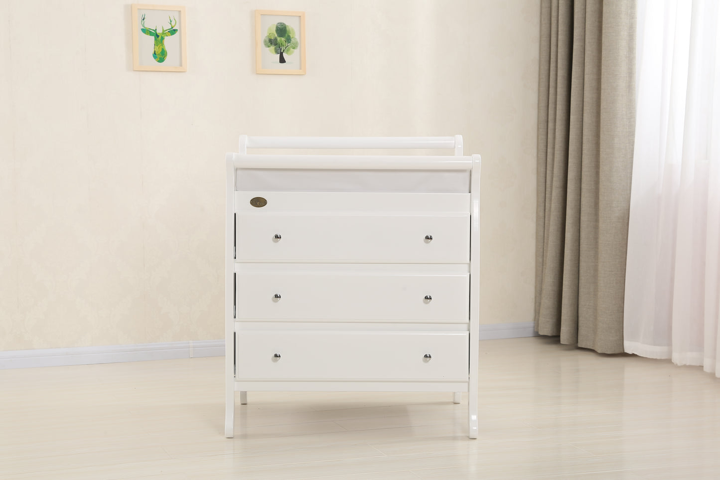 3 Drawer Change Table with Mattress
