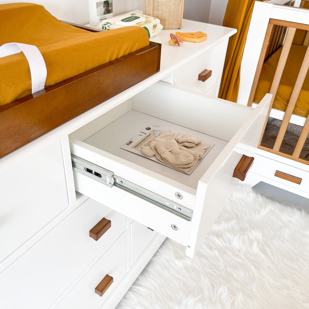 7 Drawer Chest small drawer open