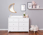 6 Drawer Chest White