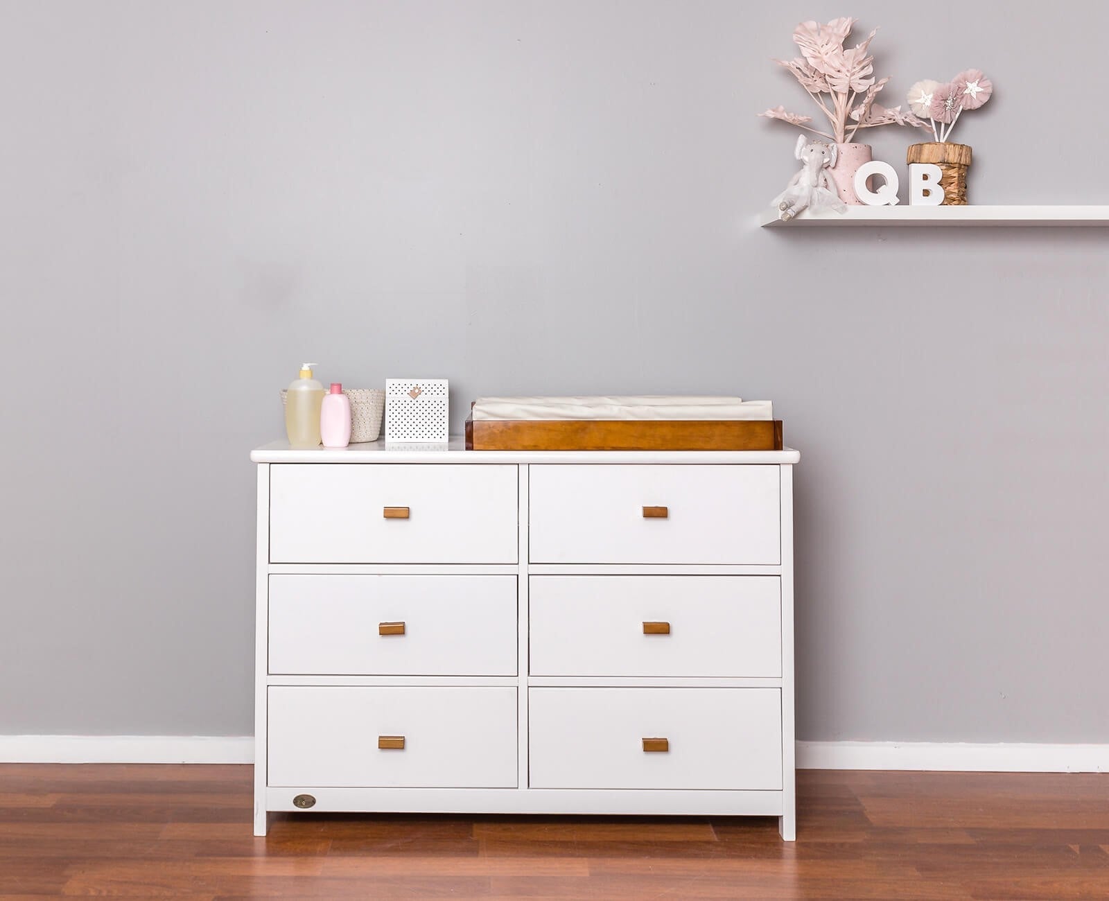 6 Drawer Chest White