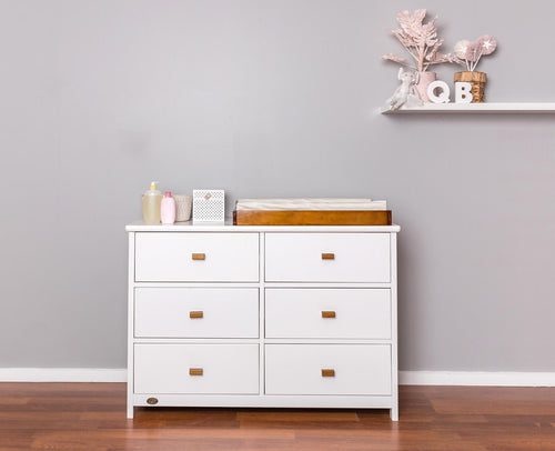 6 Drawer Chest White