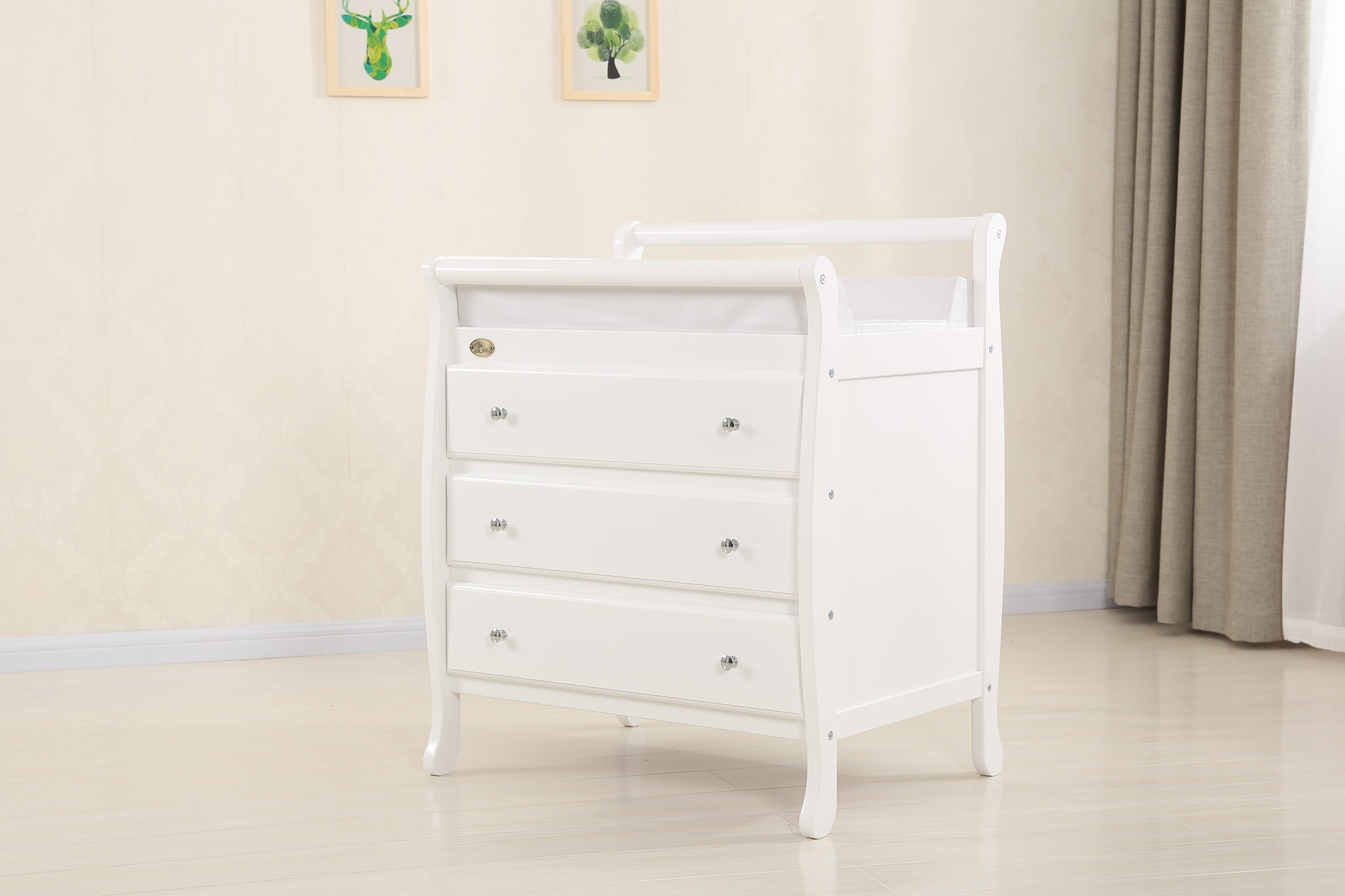 3 Drawer Change Table with Mattress