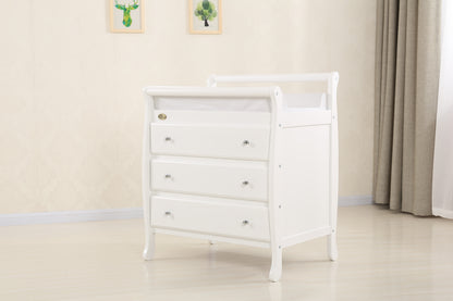 3 Drawer Change Table with Mattress