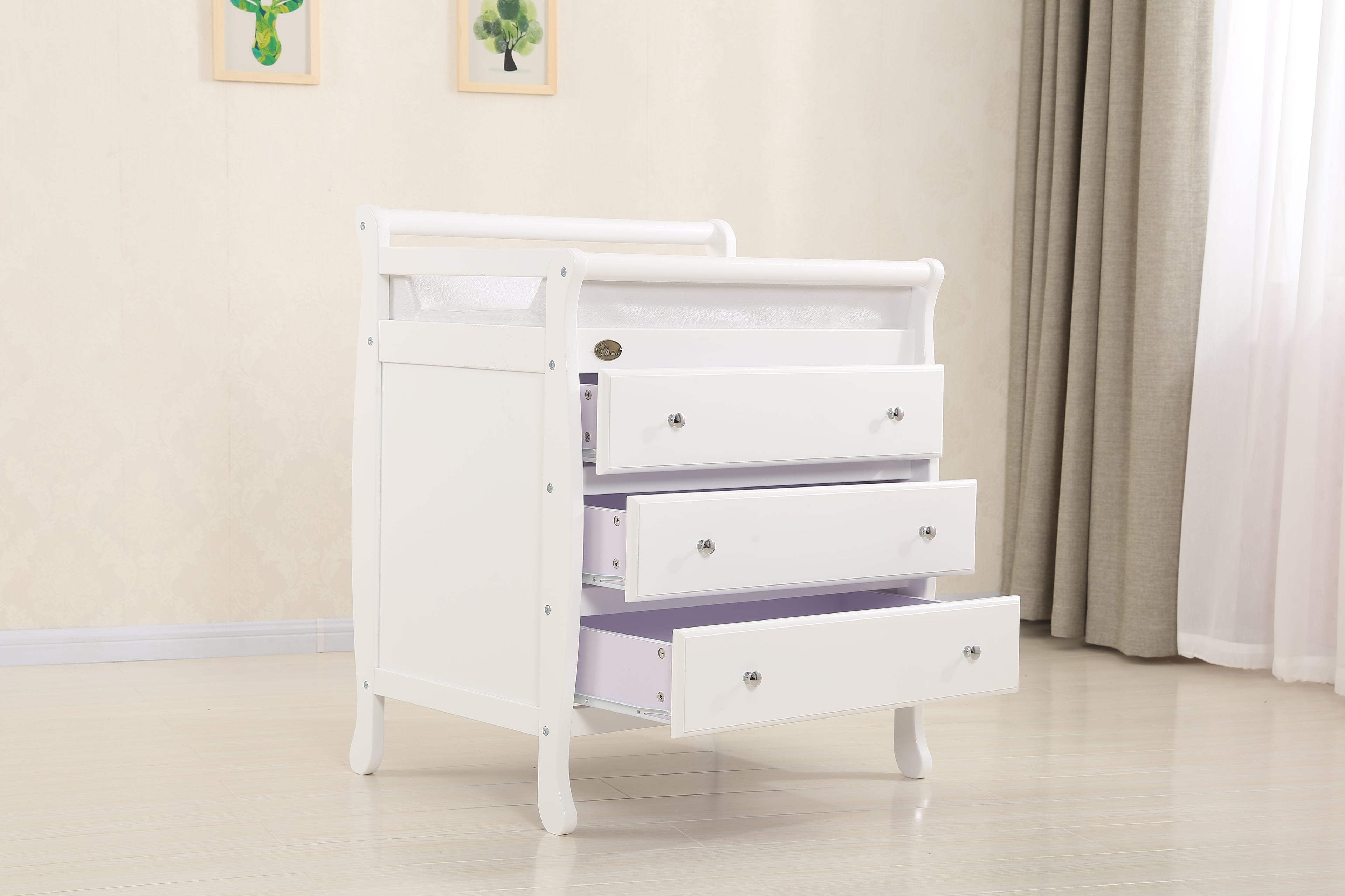 3 Drawer Change Table with Mattress