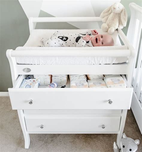 3 Drawer Change Table with Mattress