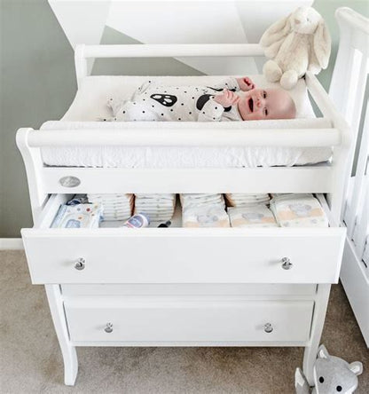 3 Drawer Change Table with Mattress