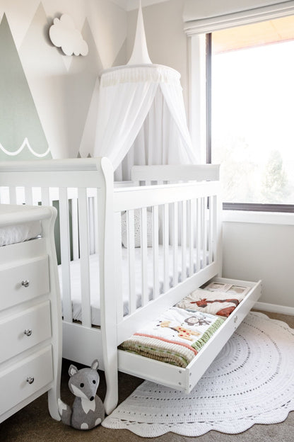 Cloud 9 5-in-1 Sleigh Cot Compact Nursery Set - view 2