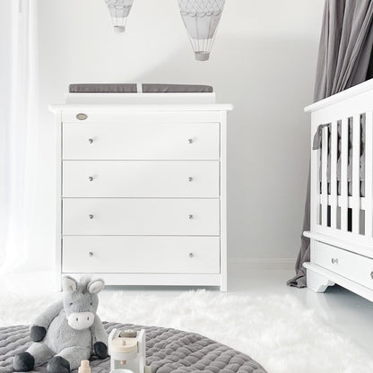 Cloud 9 Contemporary Cot, Mattress & 4 Drawer Nursery Bundle - detail view