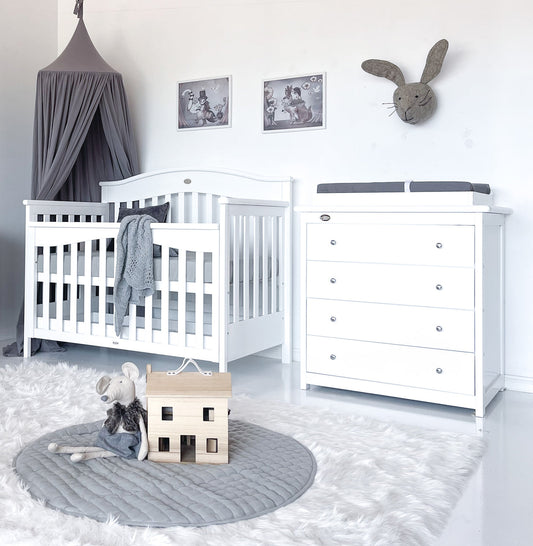 Cloud 9 Heritage Cot & Drawer Nursery Bundle - view 1