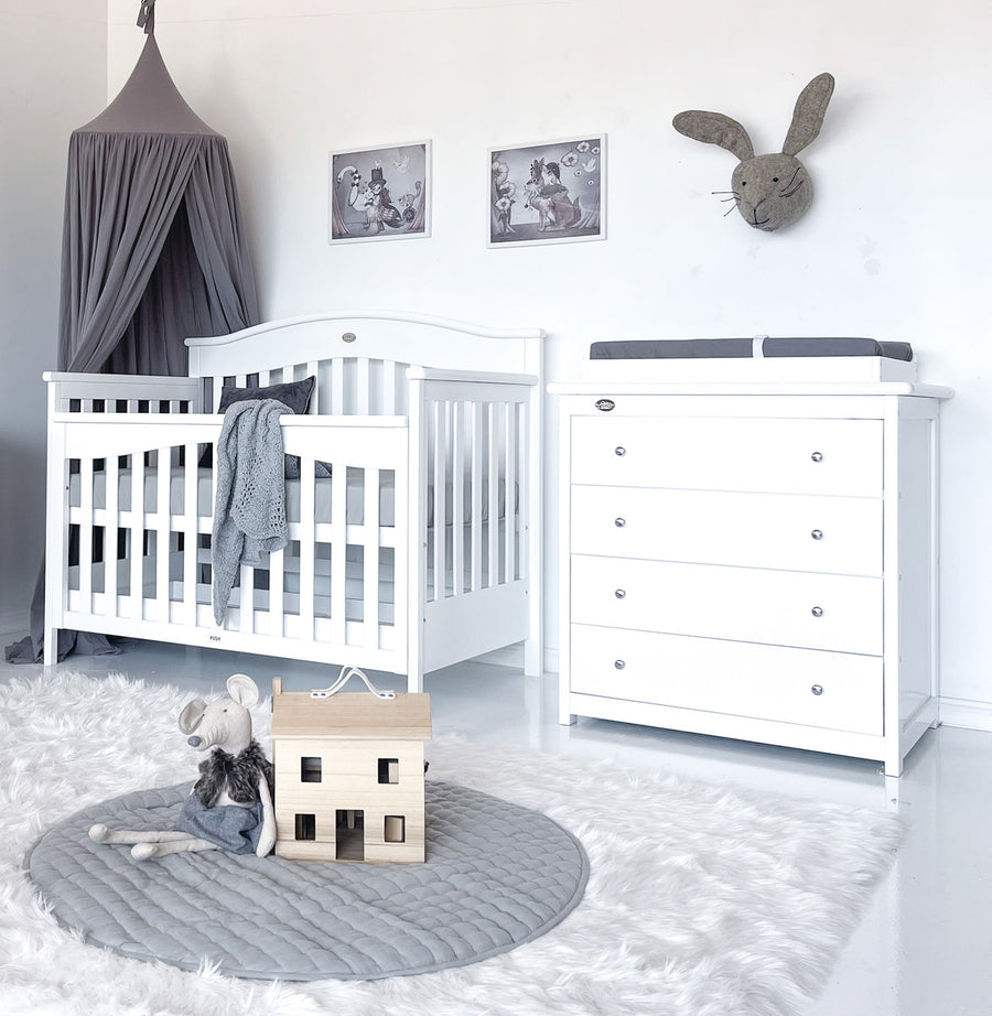 Cloud 9 Heritage Cot & Drawer Nursery Bundle - view 1