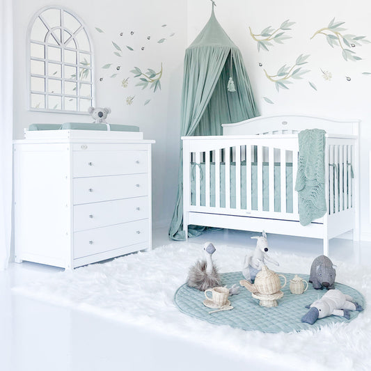 Cloud 9 Heritage Cot & Drawer Nursery Bundle - view 2