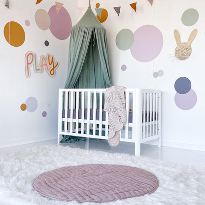 Modern Cot - White