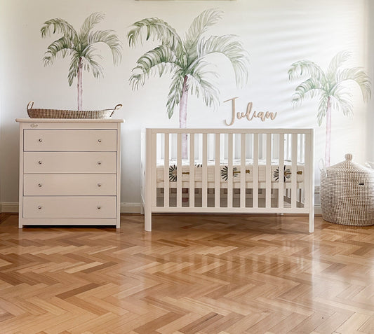 Modern Cot & Storage Nursery Bundle - view 1