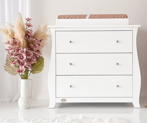 Royal 3 Drawer Chest - White