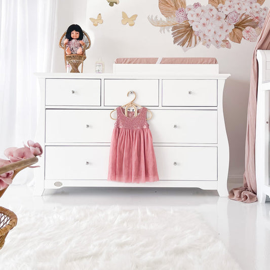 Royal 7 Drawer Chest - White