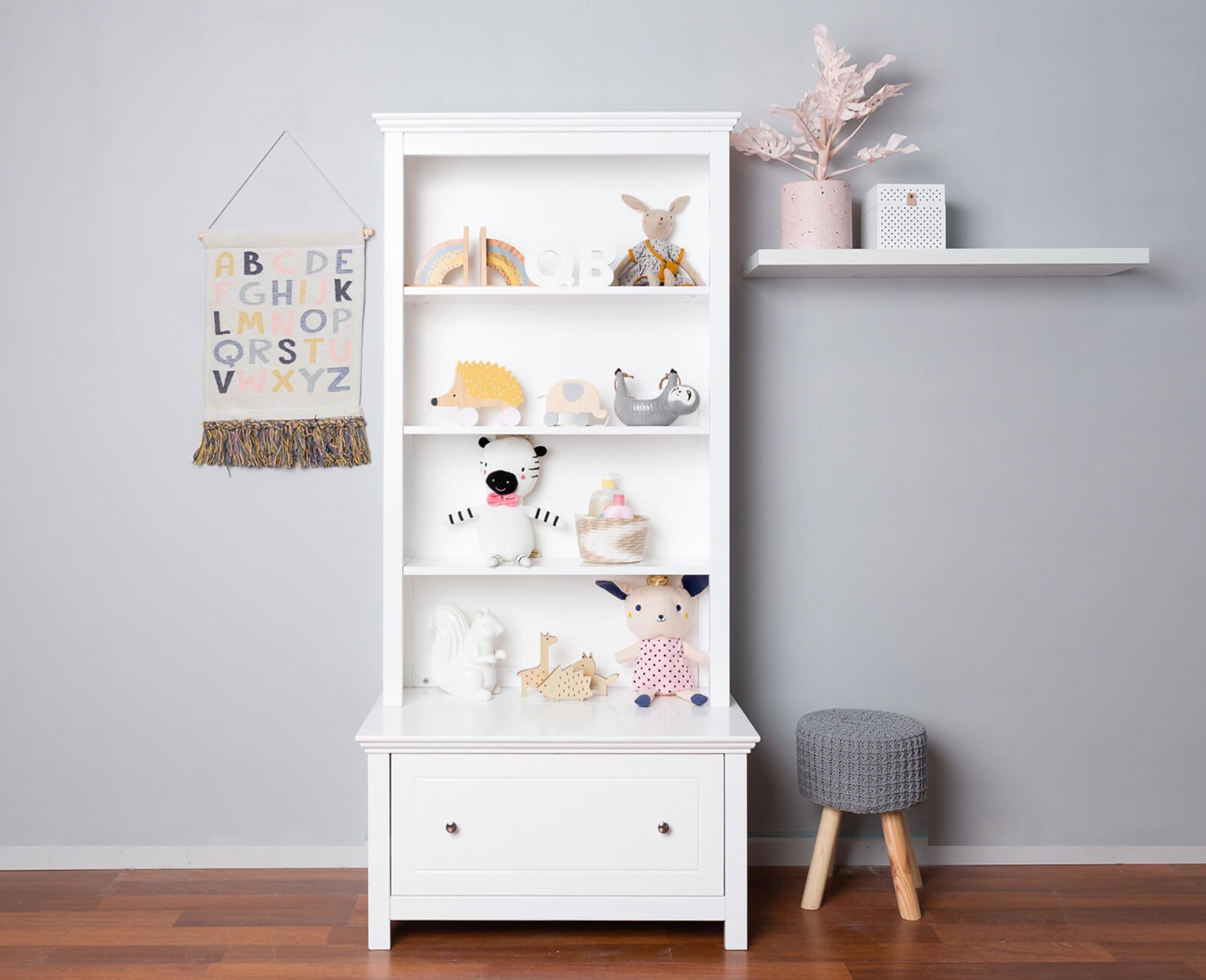 Toy Shelf White