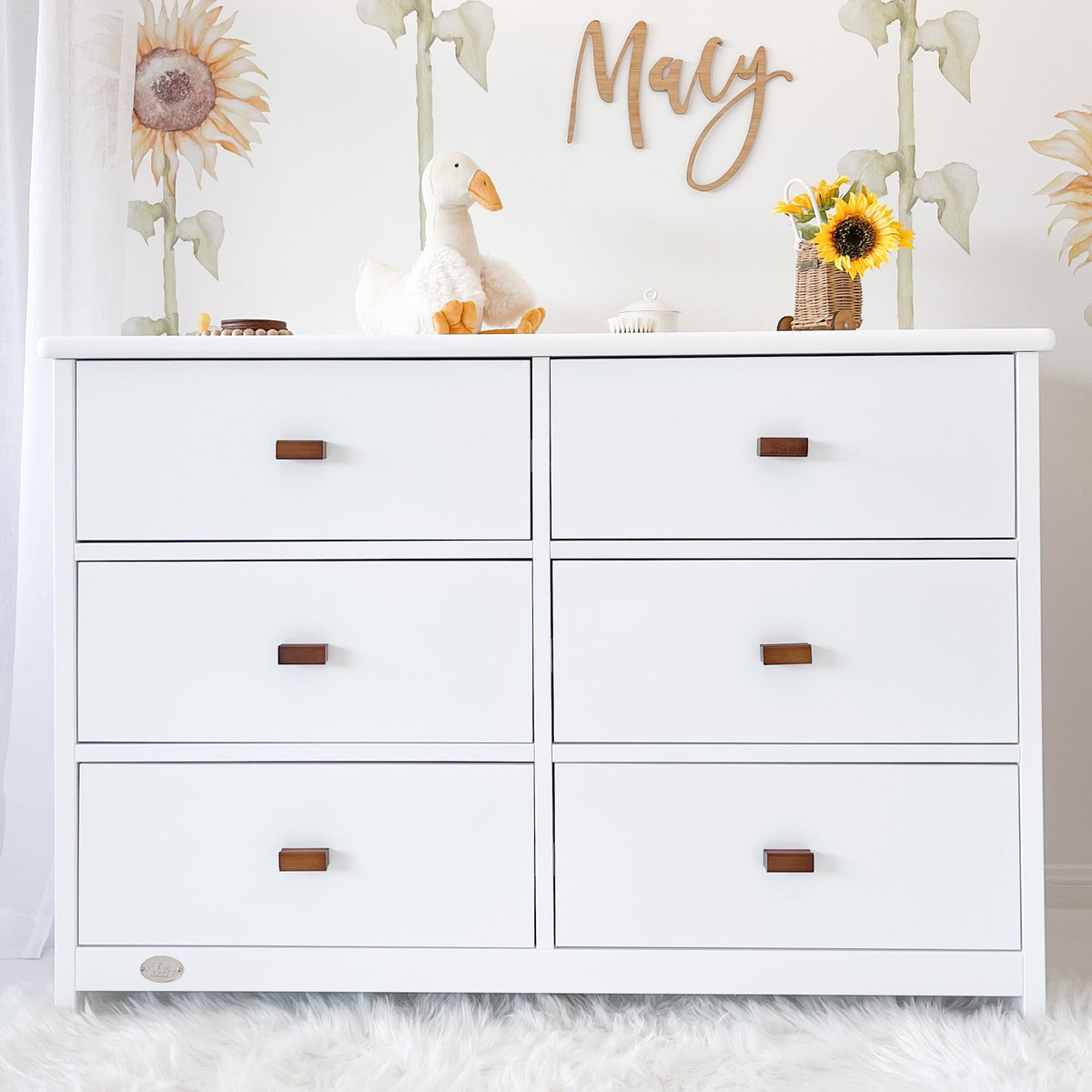 Cloud 9 Two Tone Cot & 6 Drawer Nursery Bundle - view 5