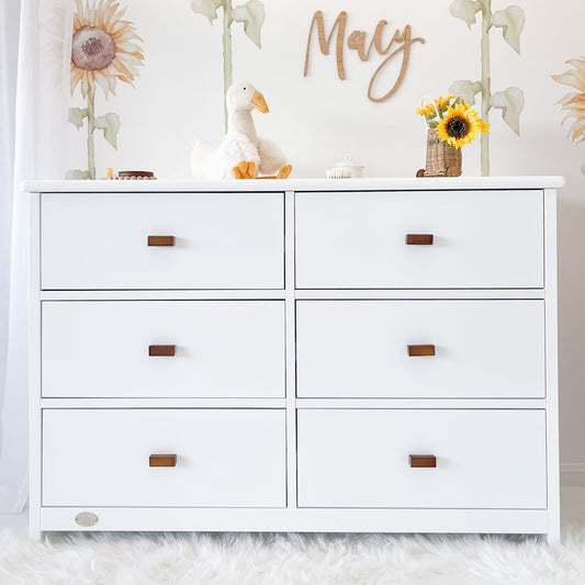 Cloud 9 Two Tone Cot & 6 Drawer Nursery Bundle - view 5